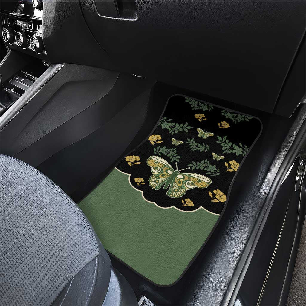 Retro Butterfly Car Mats Western Yoke Style - Wonder Print Shop