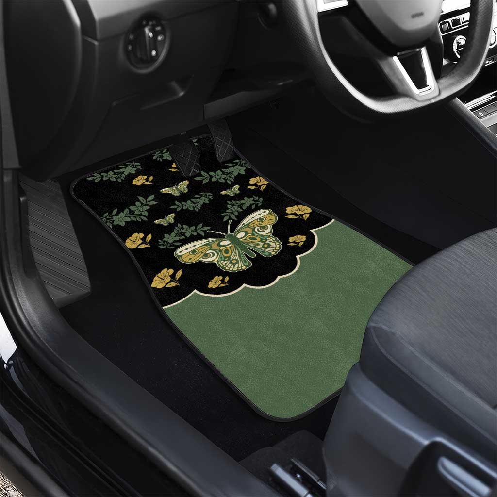 Retro Butterfly Car Mats Western Yoke Style - Wonder Print Shop