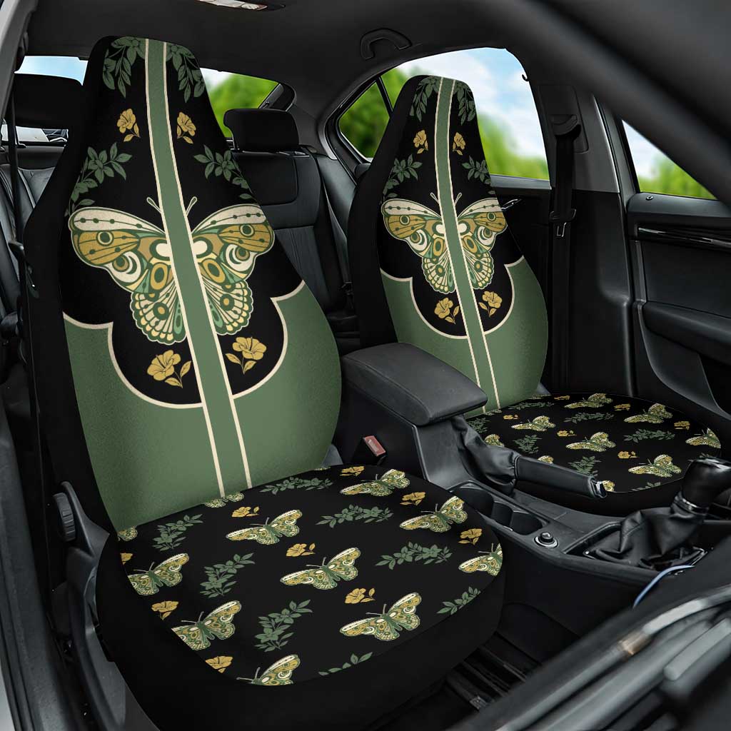 Retro Butterfly Car Seat Cover Western Yoke Style - Wonder Print Shop