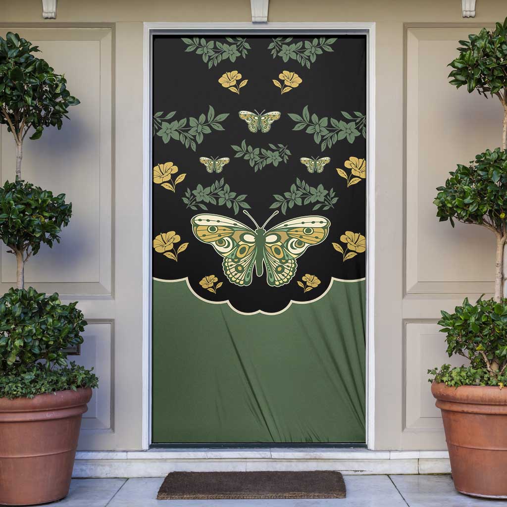Retro Butterfly Door Cover Western Yoke Style - Wonder Print Shop