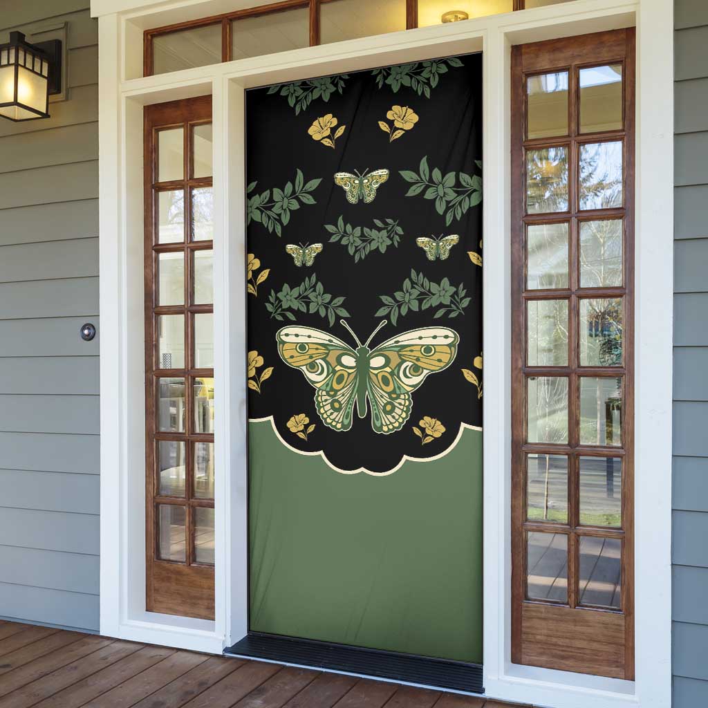 Retro Butterfly Door Cover Western Yoke Style - Wonder Print Shop