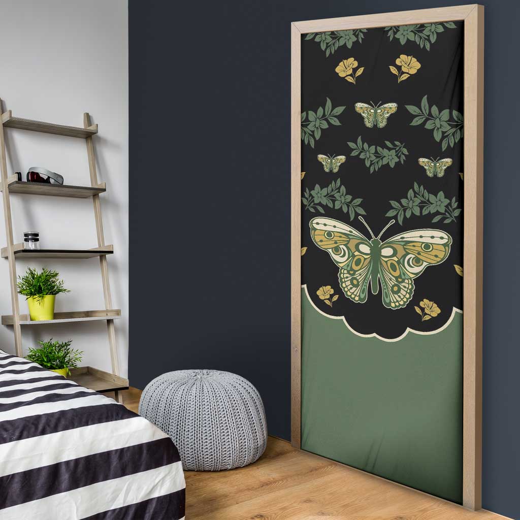 Retro Butterfly Door Cover Western Yoke Style - Wonder Print Shop