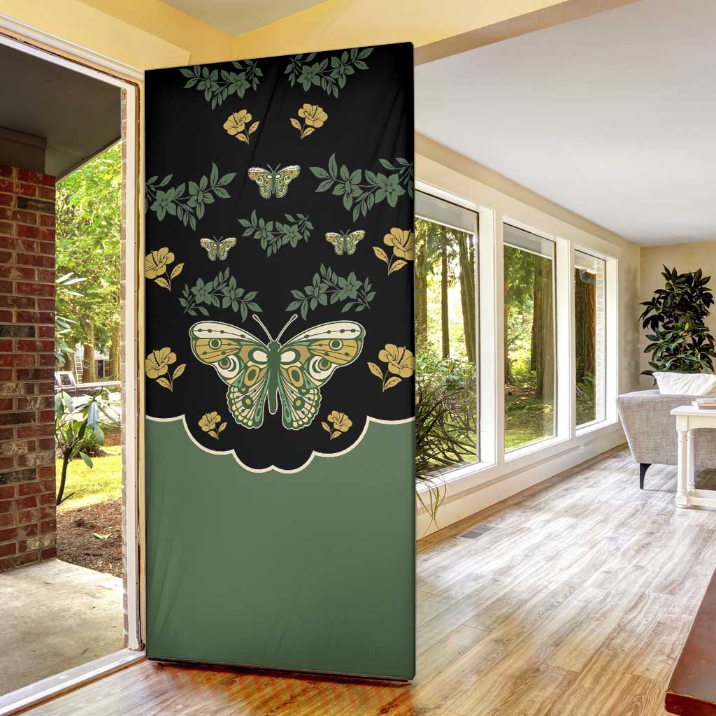 Retro Butterfly Door Cover Western Yoke Style - Wonder Print Shop