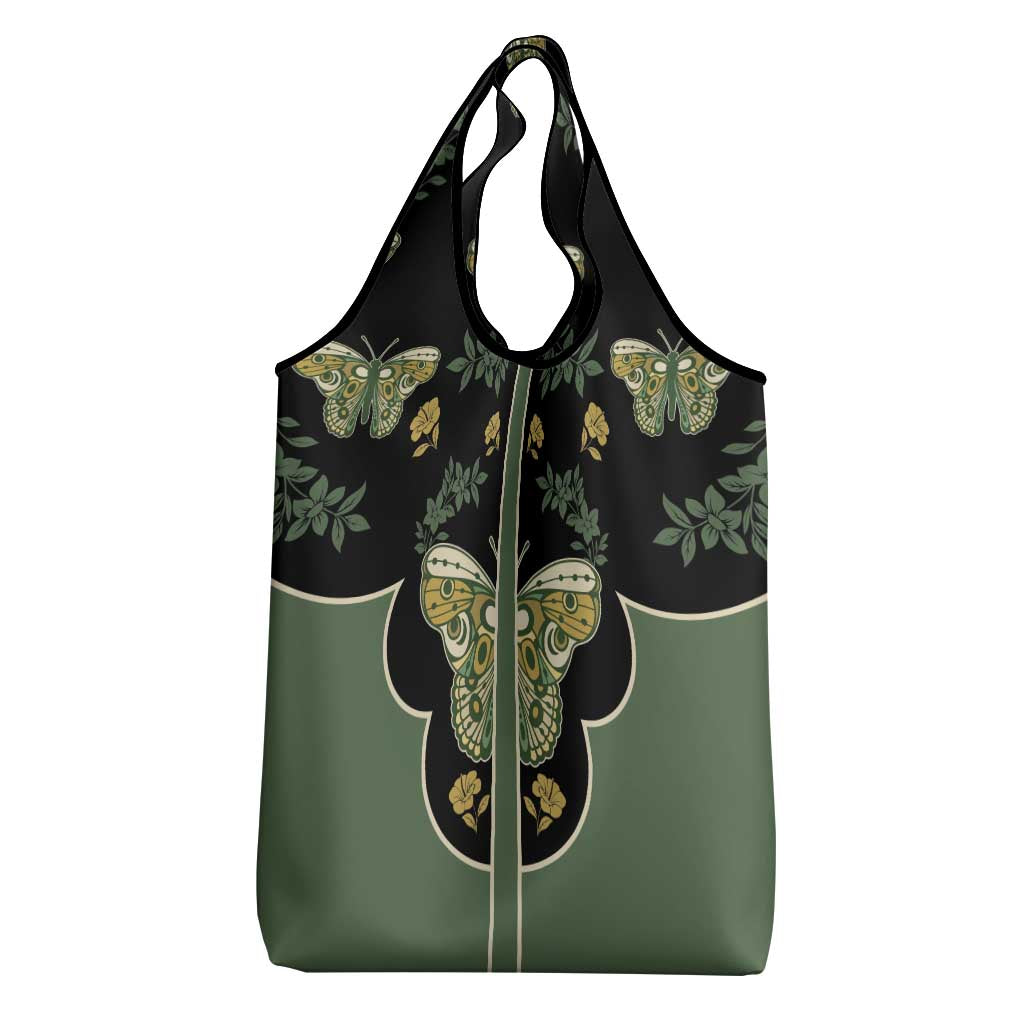 Retro Butterfly Grocery Bag Western Yoke Style - Wonder Print Shop