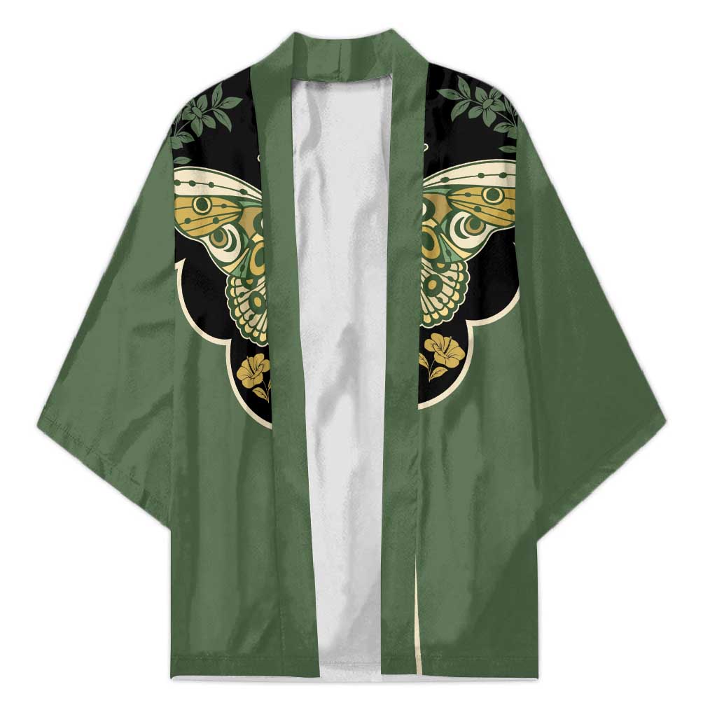 Retro Butterfly Kimono Western Yoke Style - Wonder Print Shop