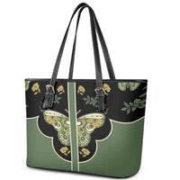Retro Butterfly Leather Tote Bag Western Yoke Style - Wonder Print Shop