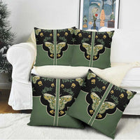 Retro Butterfly Pillow Cover Western Yoke Style - Wonder Print Shop