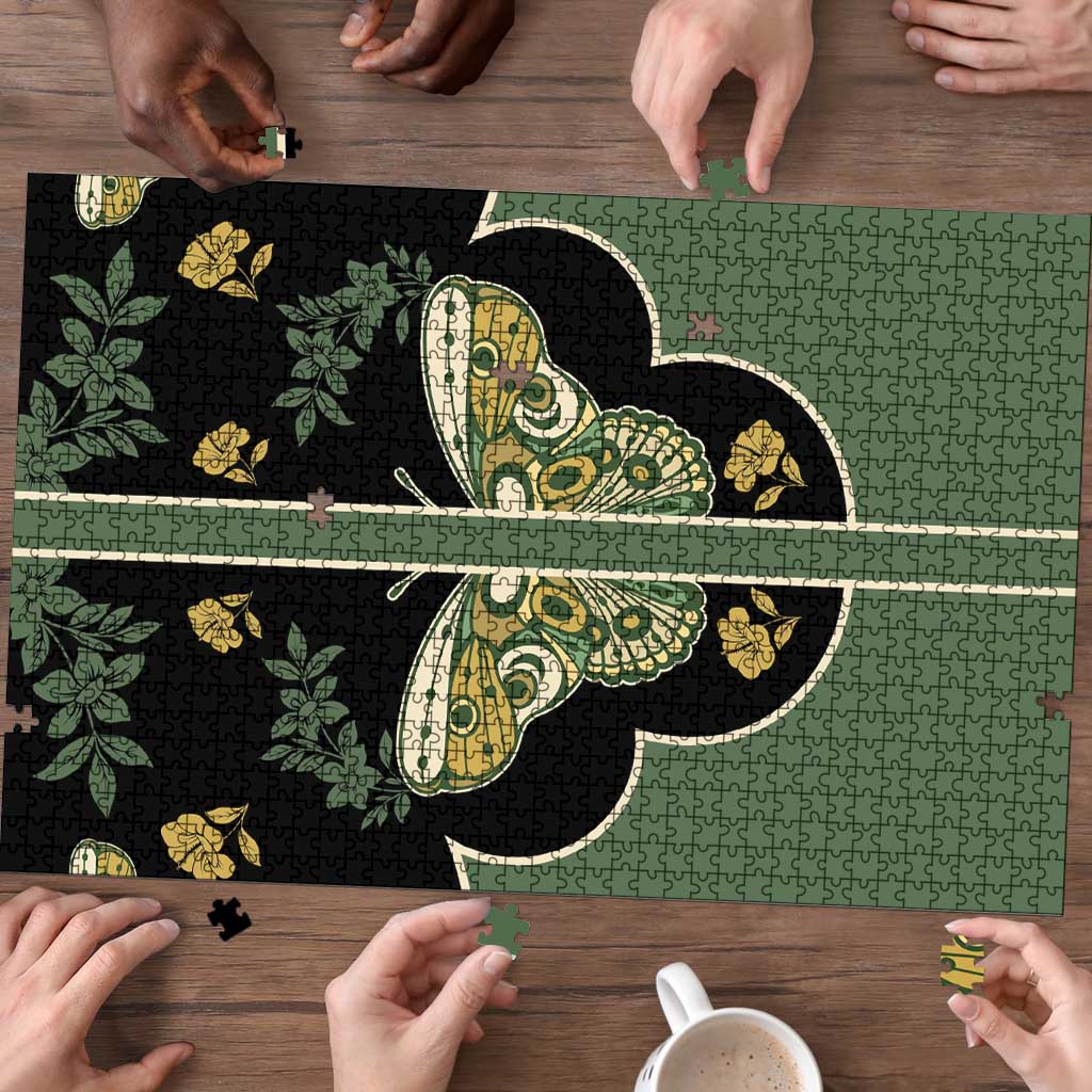 Retro Butterfly Puzzle Western Yoke Style - Wonder Print Shop