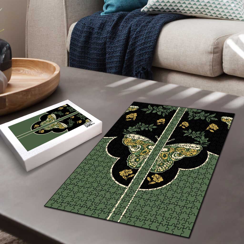 Retro Butterfly Puzzle Western Yoke Style - Wonder Print Shop