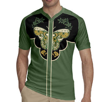 Retro Butterfly Rugby Jersey Western Yoke Style - Wonder Print Shop