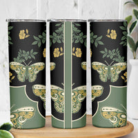 Retro Butterfly Skinny Tumbler Western Yoke Style - Wonder Print Shop