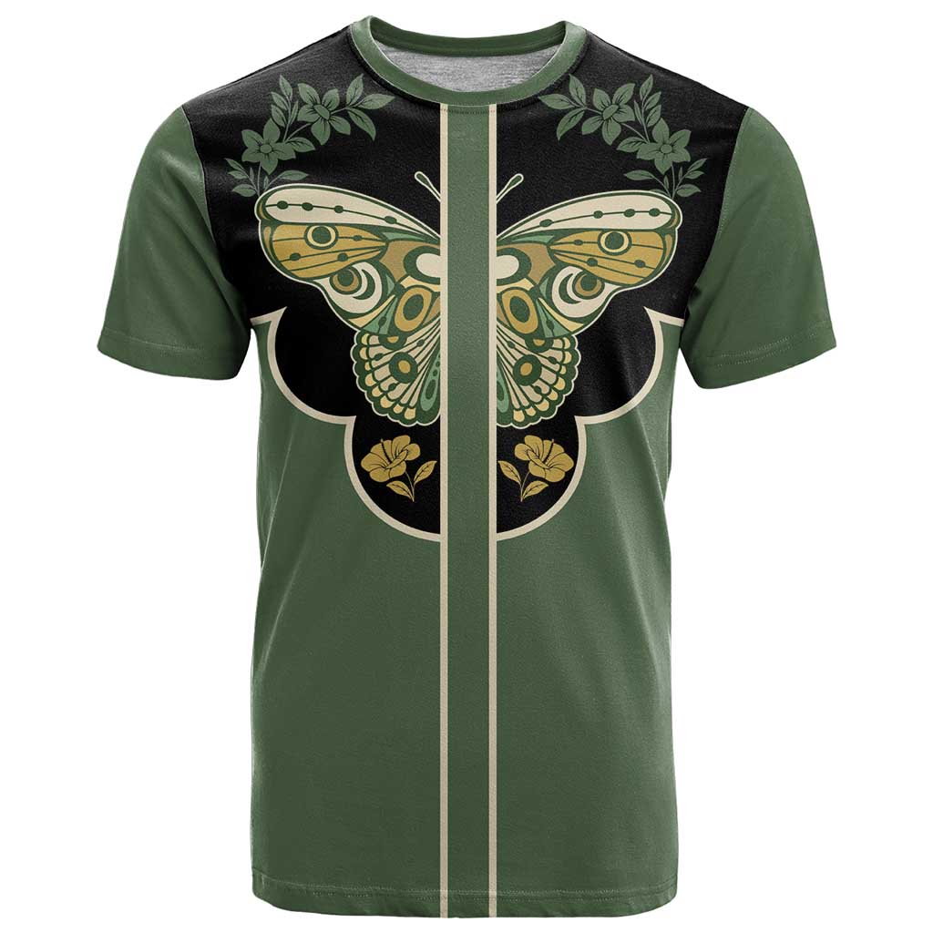 Retro Butterfly T Shirt Western Yoke Style - Wonder Print Shop