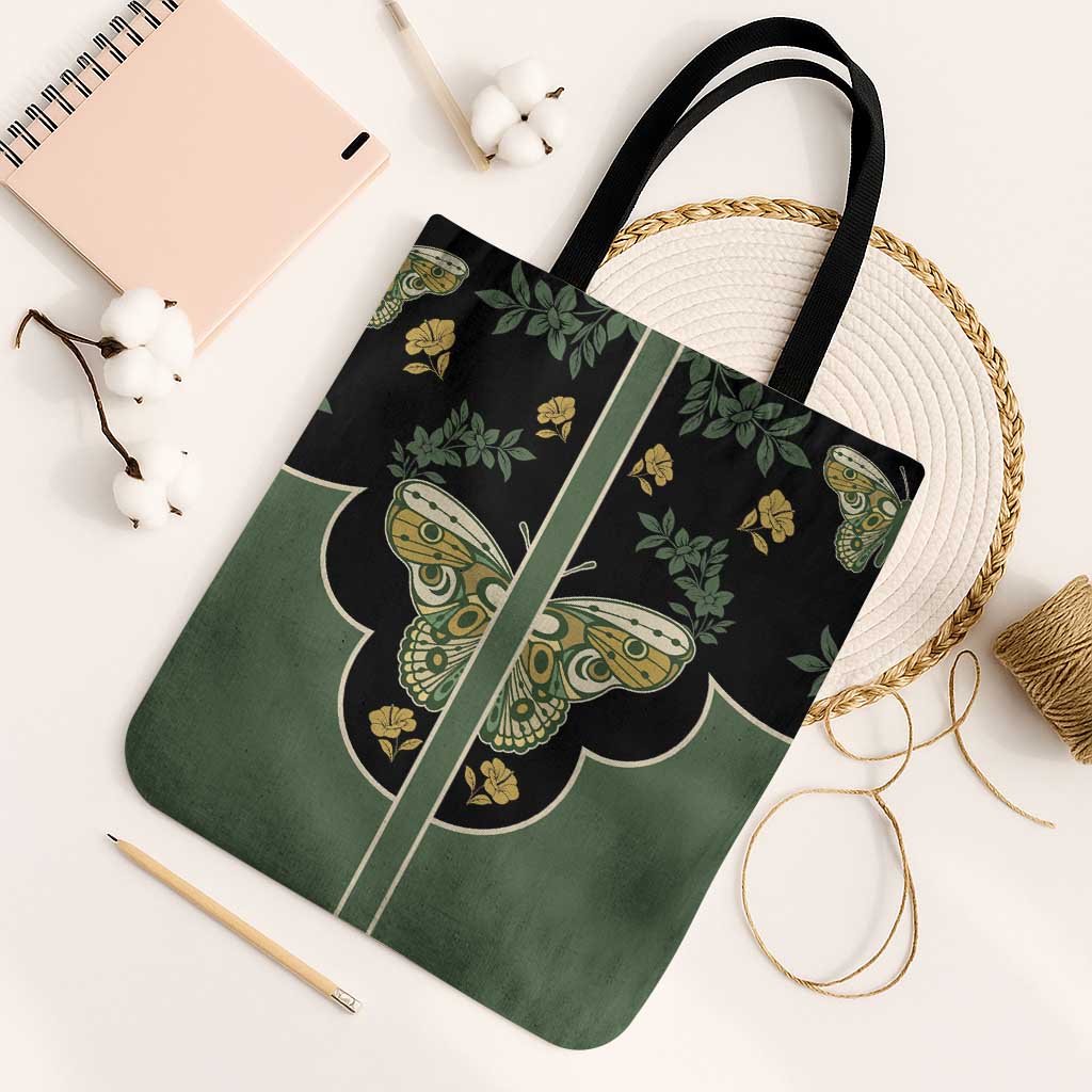 Retro Butterfly Tote Bag Western Yoke Style - Wonder Print Shop