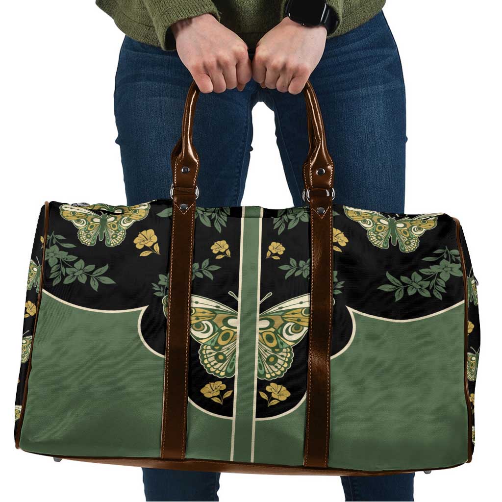 Retro Butterfly Travel Bag Western Yoke Style - Wonder Print Shop