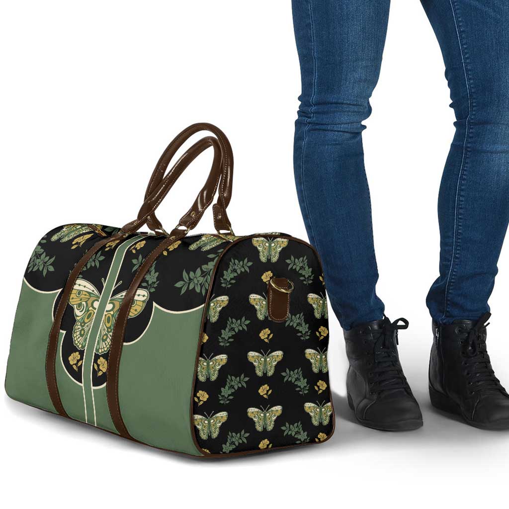 Retro Butterfly Travel Bag Western Yoke Style - Wonder Print Shop
