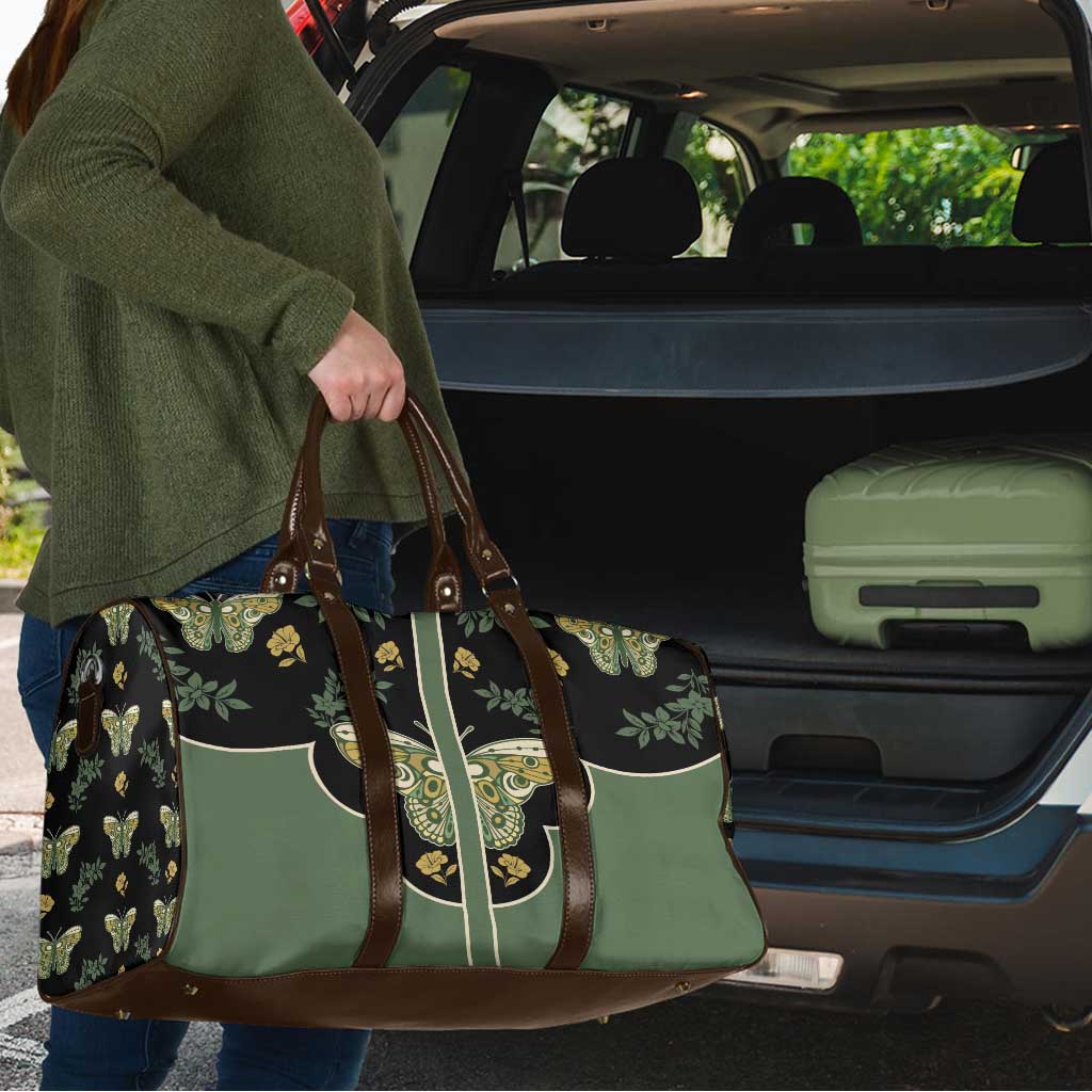 Retro Butterfly Travel Bag Western Yoke Style - Wonder Print Shop