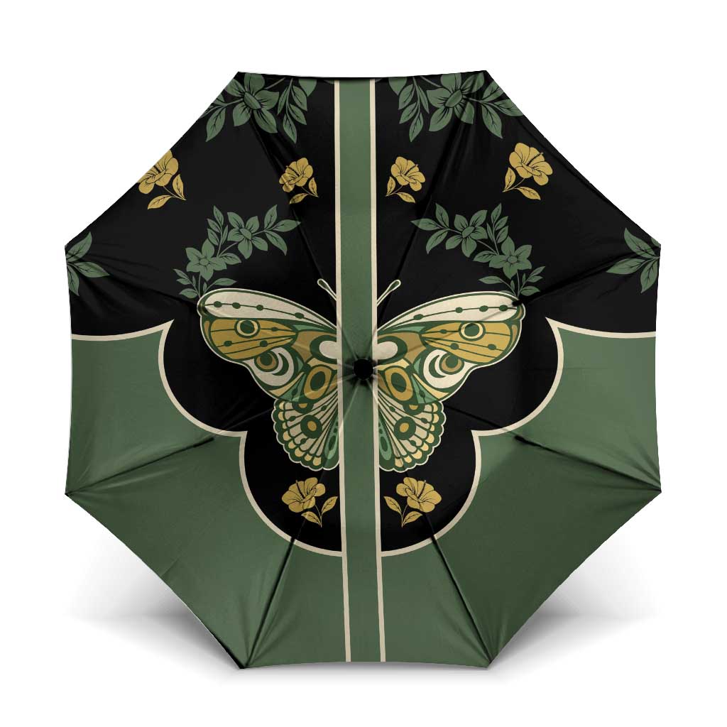 Retro Butterfly Umbrella Western Yoke Style - Wonder Print Shop