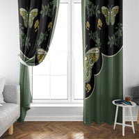 Retro Butterfly Window Curtain Western Yoke Style - Wonder Print Shop