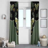 Retro Butterfly Window Curtain Western Yoke Style - Wonder Print Shop