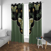 Retro Butterfly Window Curtain Western Yoke Style - Wonder Print Shop