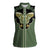 Retro Butterfly Women Sleeveless Polo Shirt Western Yoke Style - Wonder Print Shop
