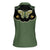 Retro Butterfly Women Sleeveless Polo Shirt Western Yoke Style - Wonder Print Shop
