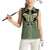 Retro Butterfly Women Sleeveless Polo Shirt Western Yoke Style - Wonder Print Shop