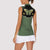 Retro Butterfly Women Sleeveless Polo Shirt Western Yoke Style - Wonder Print Shop