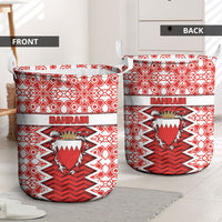 Bahrain Laundry Basket Royal Coat Of Arms And Map Islamic Pattern