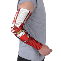 Personalized Bahrain Arm Sleeves Royal Coat Of Arms And Map Islamic Pattern