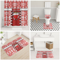 Bahrain Bathroom Set Royal Coat Of Arms And Map Islamic Pattern