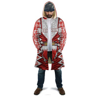 Personalized Bahrain Cloak Royal Coat Of Arms And Map Islamic Pattern