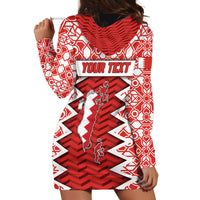 Personalized Bahrain Hoodie Dress Royal Coat Of Arms And Map Islamic Pattern