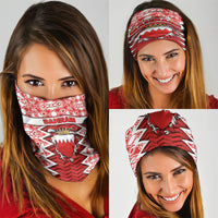 Bahrain Neck Gaiter Royal Coat Of Arms And Map Islamic Pattern