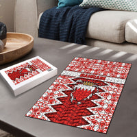 Bahrain Puzzle Royal Coat Of Arms And Map Islamic Pattern