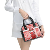 Bahrain Shoulder Handbag Royal Coat Of Arms And Map Islamic Pattern