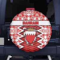 Bahrain Spare Tire Cover Royal Coat Of Arms And Map Islamic Pattern