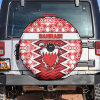 Bahrain Spare Tire Cover Royal Coat Of Arms And Map Islamic Pattern