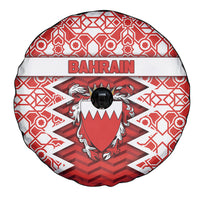 Bahrain Spare Tire Cover Royal Coat Of Arms And Map Islamic Pattern