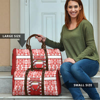 Bahrain Travel Bag Royal Coat Of Arms And Map Islamic Pattern