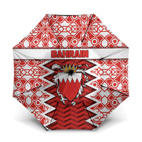 Bahrain Umbrella Royal Coat Of Arms And Map Islamic Pattern