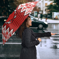 Bahrain Umbrella Royal Coat Of Arms And Map Islamic Pattern