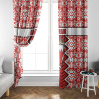 Bahrain Window Curtain Royal Coat Of Arms And Map Islamic Pattern