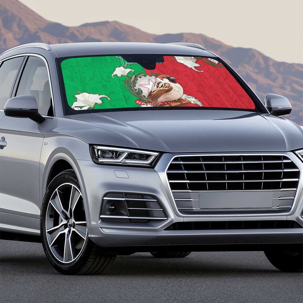 Italy Auto Sun Shade Sparrow With Symbol Italiana - Wonder Print Shop