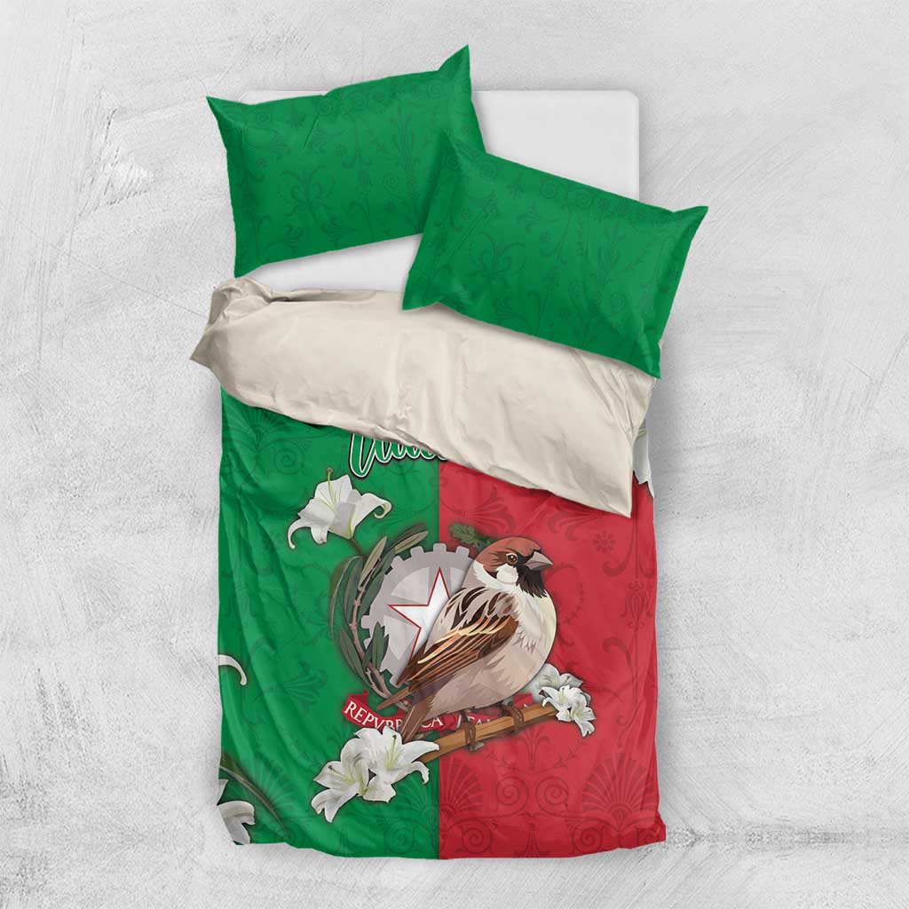 Italy Bedding Set Sparrow With Symbol Italiana - Wonder Print Shop