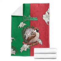 Italy Blanket Sparrow With Symbol Italiana - Wonder Print Shop