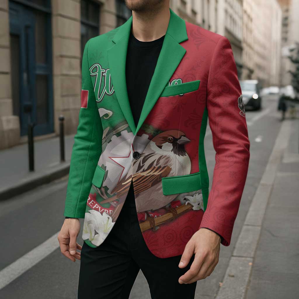 Personalized Italy Blazer Sparrow With Symbol Italiana - Wonder Print Shop