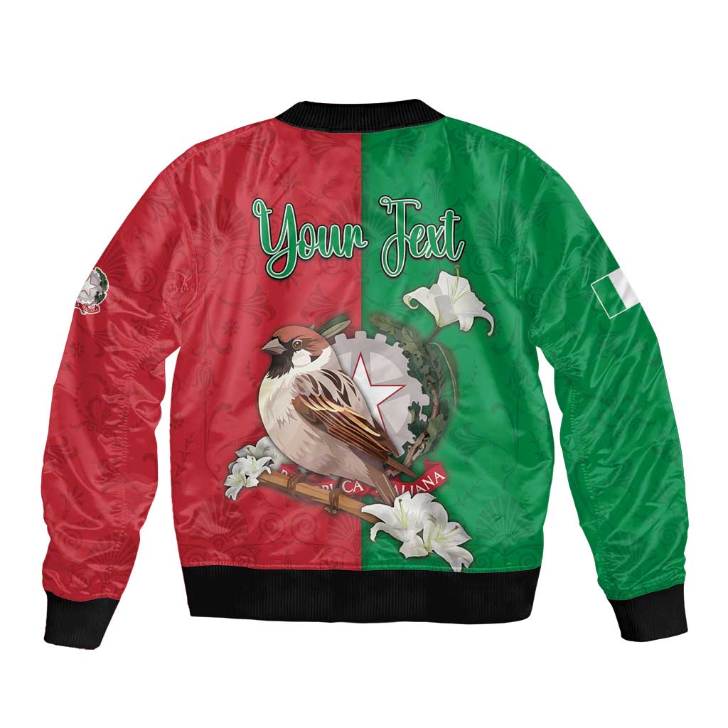 Personalized Italy Bomber Jacket Sparrow With Symbol Italiana - Wonder Print Shop
