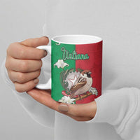 Personalized Italy Ceramic Mug Sparrow With Symbol Italiana - Wonder Print Shop