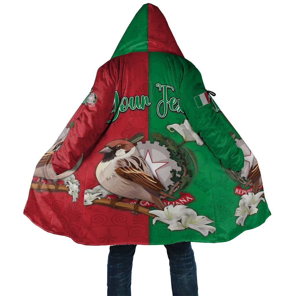 Personalized Italy Cloak Sparrow With Symbol Italiana - Wonder Print Shop